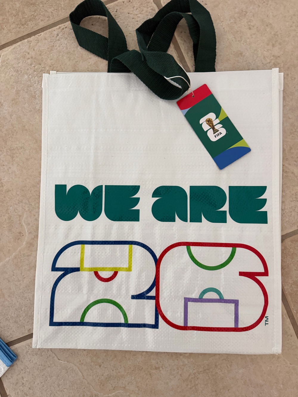 FIFA World Cup 2026 Reusable Tote Bag We are 26 Official Licensed NWT